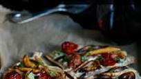 Hummus Tortilla Pizzas Hummus Tortilla Pizzas