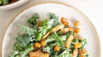 Vegan Kale Caesar Salad Vegan Kale Caesar Salad