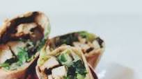 vegan chicken caesar wraps vegan chicken caesar wraps
