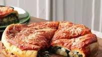 Spinach-Stuffed Pizza Spinach-Stuffed Pizza