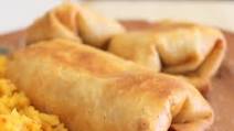 Beef and Bean Chimichangas Beef and Bean Chimichangas