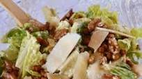 Salad With Tahini Caesar Dressing Salad With Tahini Caesar Dressing