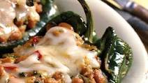 Grilled Stuffed Chili Rellenos or Green Bell Peppers Grilled Stuffed Chili Rellenos or Green Bell Peppers