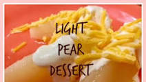 Healthy Pear Dessert for Two Healthy Pear Dessert for Two