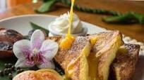 Punalu'u French Toast with Lilikoi Cream Cheese Punalu'u French Toast with Lilikoi Cream Cheese