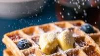 Vegan Blueberry Waffles Vegan Blueberry Waffles