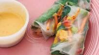Hummus + Veggie Summer Rolls Hummus + Veggie Summer Rolls