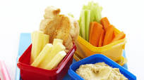 Hummus, cheese & carrot snack box Hummus, cheese & carrot snack box