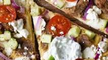 Gyro Pizza (Mediterranean Gyro Flatbread) Gyro Pizza (Mediterranean Gyro Flatbread)