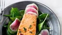 Steamed Salmon with Ginger and Chives Steamed Salmon with Ginger and Chives