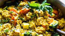 One-Skillet Ground Turkey Thai Curry with Rice One-Skillet Ground Turkey Thai Curry with Rice
