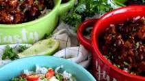 Chorizo and Black Bean Chili Bowls Chorizo and Black Bean Chili Bowls