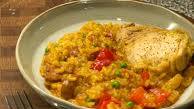 Pressure Cooker Paella with Chicken Thighs and Smoked Sausage Pressure Cooker Paella with Chicken Thighs and Smoked Sausage