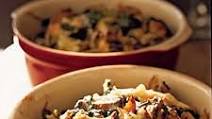 Chicken and Rice Casserole with Spinach and Shiitakes Chicken and Rice Casserole with Spinach and Shiitakes