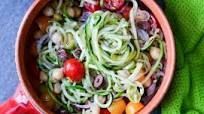 Spiralizer Greek Zoodle Salad Spiralizer Greek Zoodle Salad