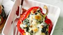 Spanakopita Stuffed Peppers Spanakopita Stuffed Peppers