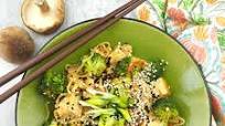Tofu and Shirataki Noodle Stir-Fry Tofu and Shirataki Noodle Stir-Fry