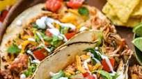 Crockpot Chicken Tacos Crockpot Chicken Tacos