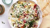 Greek Orzo Pasta Salad with Creamy Tzatziki Dressing Greek Orzo Pasta Salad with Creamy Tzatziki Dressing