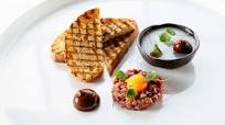 Beef tartare, potted beef with dripping and sourdough toast Beef tartare, potted beef with dripping and sourdough toast