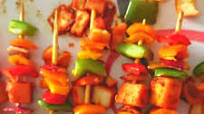 Dairy Free Paneer Tikka Skewers Dairy Free Paneer Tikka Skewers