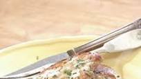 Turkey Cutlets with Mustard Cream Sauce Turkey Cutlets with Mustard Cream Sauce