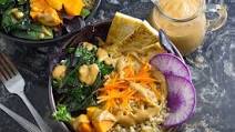 Low FODMAP Tofu & Kale Nourish Bowl Low FODMAP Tofu & Kale Nourish Bowl