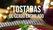 Tostadas de Cerdo Enchilado Tostadas de Cerdo Enchilado