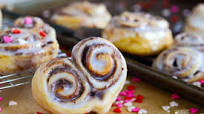 Nutella Cinnamon Roll Hearts Nutella Cinnamon Roll Hearts