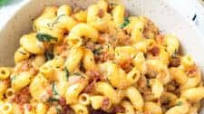 Sundried Tomato Mascarpone Pasta with Baby Spinach and Roasted Red Pepper Sundried Tomato Mascarpone Pasta with Baby Spinach and Roasted Red Pepper