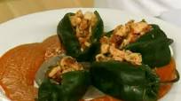 Receta de Chile poblano relleno de mar Receta de Chile poblano relleno de mar