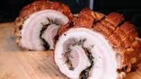 Crispy pork belly porchetta Crispy pork belly porchetta