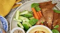 Homemade Hummus with Tortillas Homemade Hummus with Tortillas