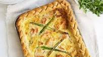 Salmon & asparagus quiche Salmon & asparagus quiche