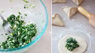 Spinach and Feta Fatayer Spinach and Feta Fatayer