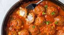 Mozzarella Stuffed Meatballs Mozzarella Stuffed Meatballs
