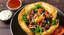 Taco Salad in Deep Fried Tortilla Bowl Taco Salad in Deep Fried Tortilla Bowl