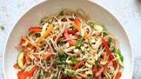 Cold Soba Noodle Salad Recipe with Sesame Lime Ginger Dressing Cold Soba Noodle Salad Recipe with Sesame Lime Ginger Dressing