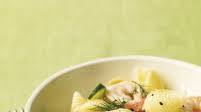 Shrimp Pasta Salad with Cucumber and Dill