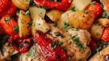 Mediterranean Chicken Thighs Mediterranean Chicken Thighs