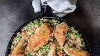 Skillet Chicken and Rice Two Ways: Plain and Dirty Skillet Chicken and Rice Two Ways: Plain and Dirty
