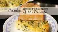 Crustless Spinach and Kale Quiche (Quiche Florentine) Crustless Spinach and Kale Quiche (Quiche Florentine)