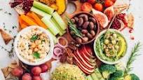 Vegan Appetizer Platter with Hummus Vegan Appetizer Platter with Hummus