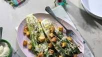 Grilled Romaine Caesar Salad Grilled Romaine Caesar Salad