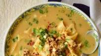 Asian Noodle Soup with Ground Pork and Peanuts Asian Noodle Soup with Ground Pork and Peanuts