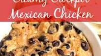 Creamy Crockpot Mexican Chicken Creamy Crockpot Mexican Chicken