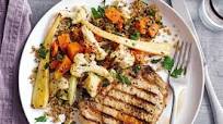 Pork chops with winter veg quinoa Pork chops with winter veg quinoa