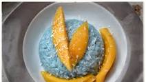 Refreshingly Delicious Thai Mango Sticky Rice (Blue Version) Refreshingly Delicious Thai Mango Sticky Rice (Blue Version)