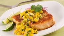 Air Fryer, Grilled Swordfish Steaks with Mango Salsa Air Fryer, Grilled Swordfish Steaks with Mango Salsa