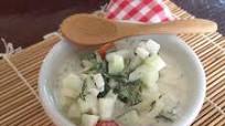 Receta de Raita de pepino Receta de Raita de pepino